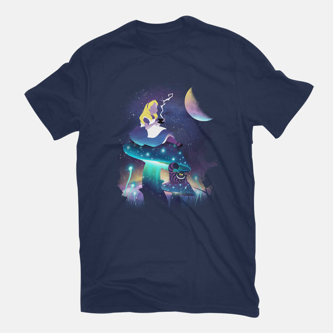 Cosmic Wonderland-womens fitted tee-dandingeroz