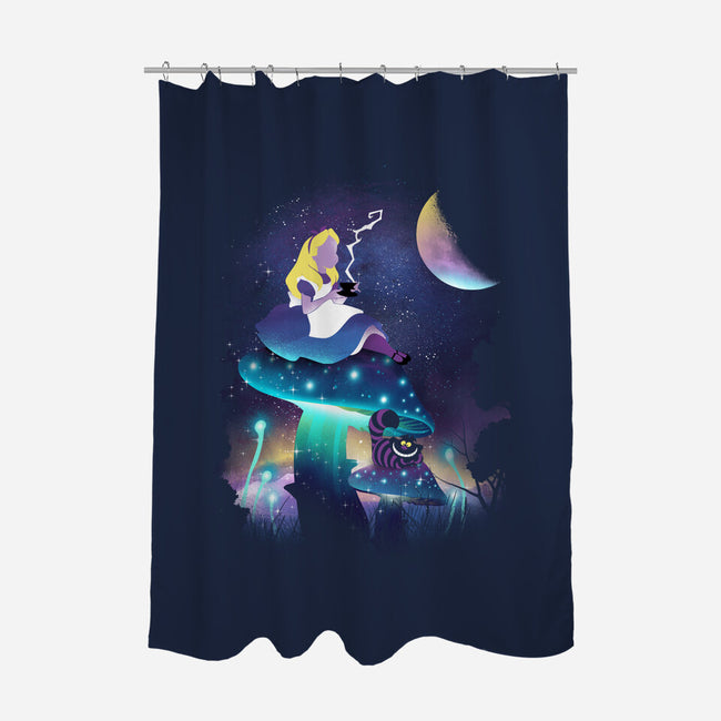 Cosmic Wonderland-none polyester shower curtain-dandingeroz