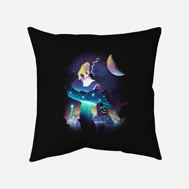 Cosmic Wonderland-none removable cover w insert throw pillow-dandingeroz