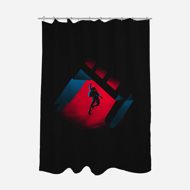 Into The Animatedverse-none polyester shower curtain-teesgeex