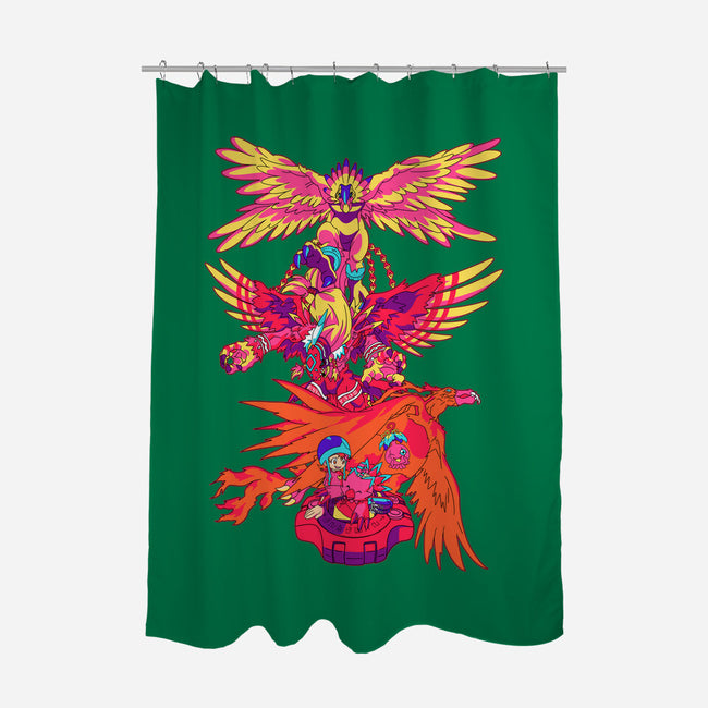 Digi Love-none polyester shower curtain-Jelly89