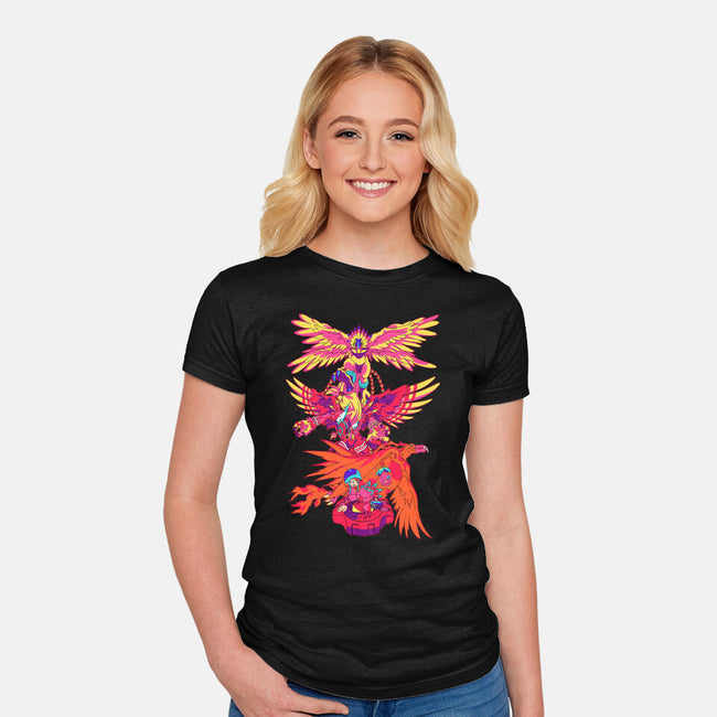 Digi Love-womens fitted tee-Jelly89
