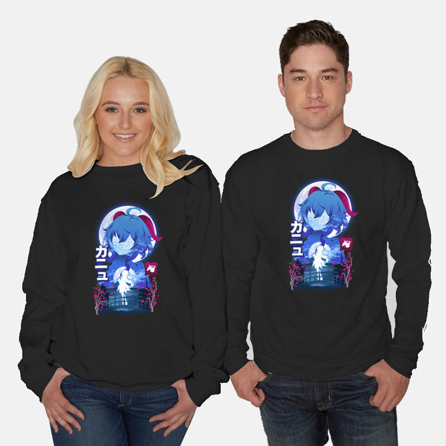 Ganyu-unisex crew neck sweatshirt-hirolabs
