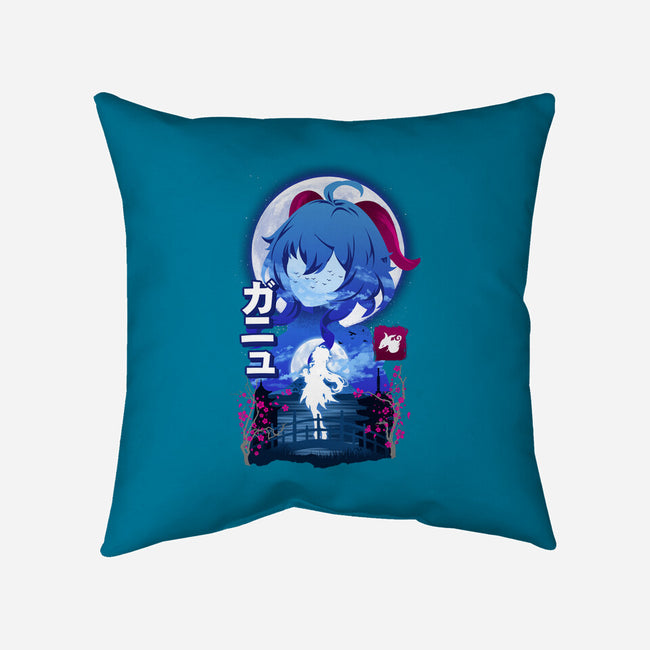 Ganyu-none removable cover throw pillow-hirolabs