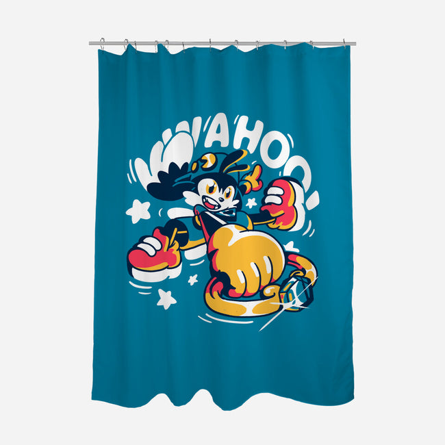 Wahoo-none polyester shower curtain-estudiofitas