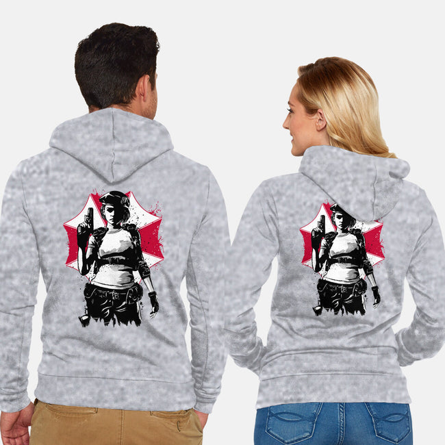 STARS Alpha Team-unisex zip-up sweatshirt-DrMonekers