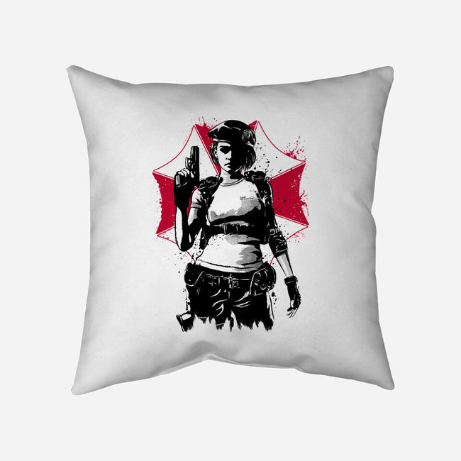 STARS Alpha Team-none removable cover w insert throw pillow-DrMonekers