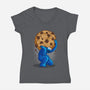 Cookie Atlas-womens v-neck tee-Getsousa!