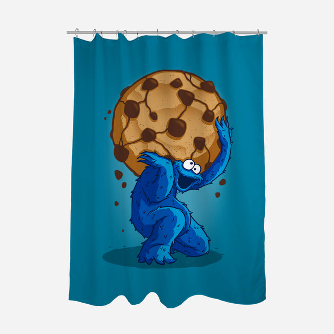 Cookie Atlas-none polyester shower curtain-Getsousa!