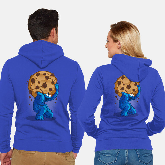 Cookie Atlas-unisex zip-up sweatshirt-Getsousa!