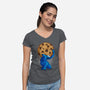 Cookie Atlas-womens v-neck tee-Getsousa!
