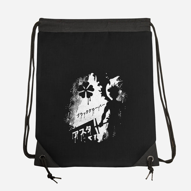 The Clover Knight-none drawstring bag-Logozaste