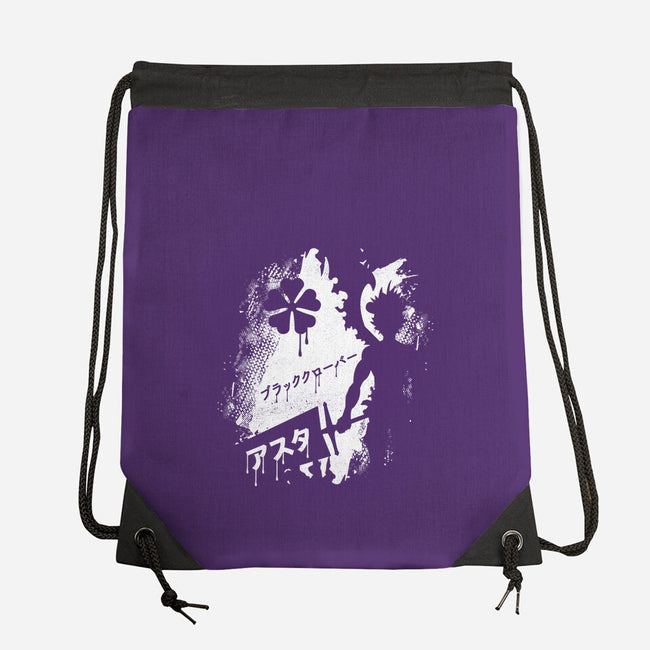 The Clover Knight-none drawstring bag-Logozaste