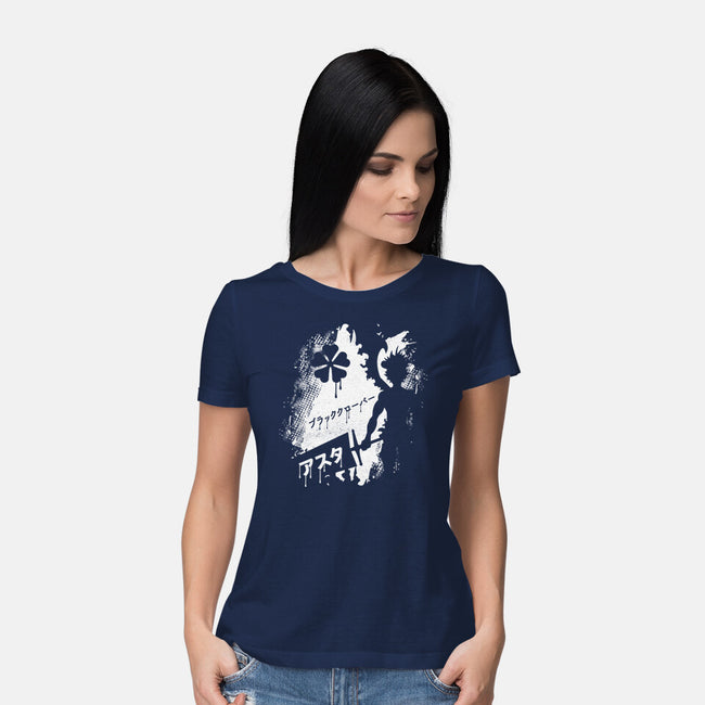 The Clover Knight-womens basic tee-Logozaste