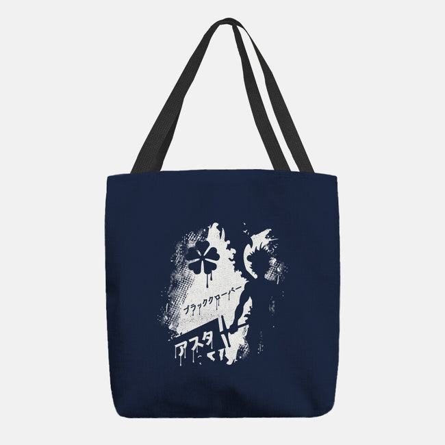 The Clover Knight-none basic tote-Logozaste