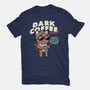 Dark Coffee Please-womens basic tee-koalastudio
