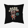 Dark Coffee Please-none removable cover w insert throw pillow-koalastudio