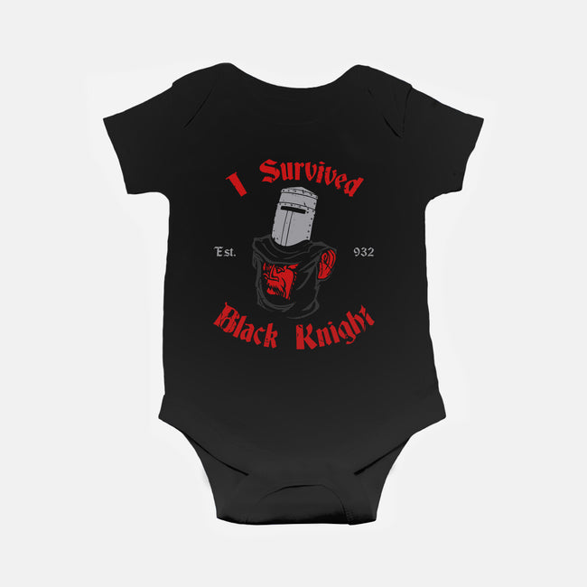 I Survived Black Knight-baby basic onesie-Melonseta