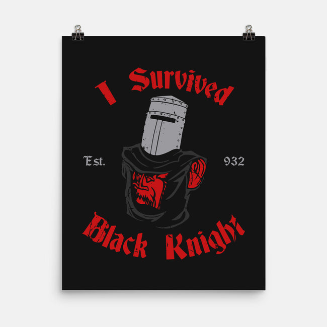 I Survived Black Knight-none matte poster-Melonseta