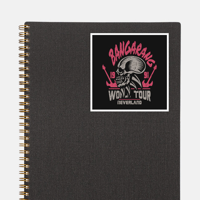 Bangarang World Tour-none glossy sticker-jrberger