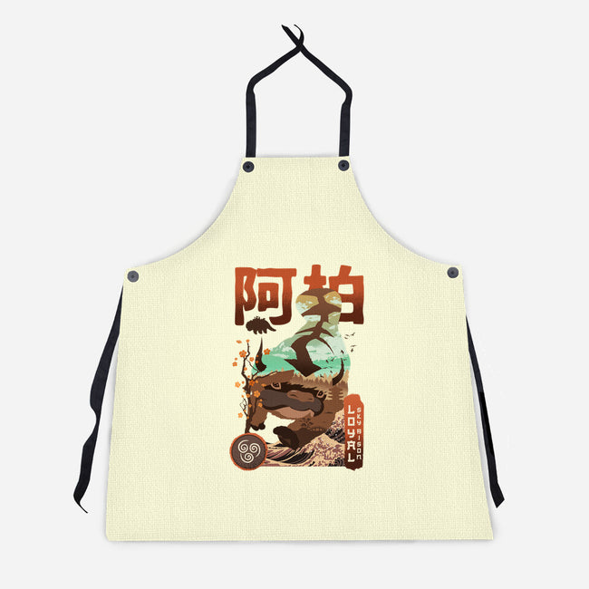 Loyal Bison-unisex kitchen apron-hirolabs