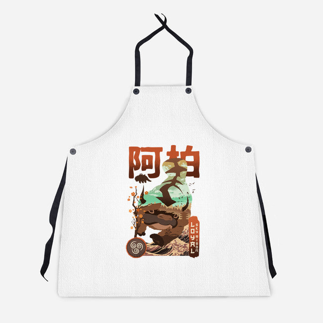 Loyal Bison-unisex kitchen apron-hirolabs