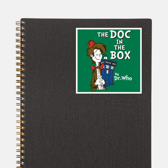 The Doc In The Box-none glossy sticker-Nemons