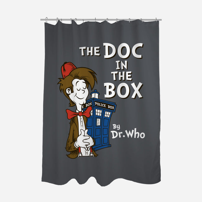 The Doc In The Box-none polyester shower curtain-Nemons