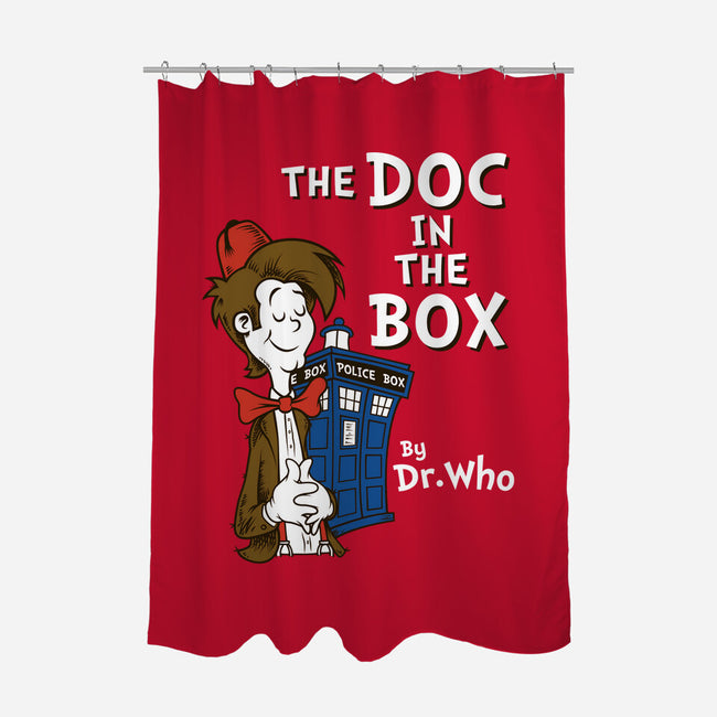 The Doc In The Box-none polyester shower curtain-Nemons