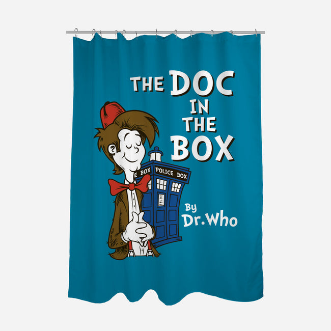 The Doc In The Box-none polyester shower curtain-Nemons