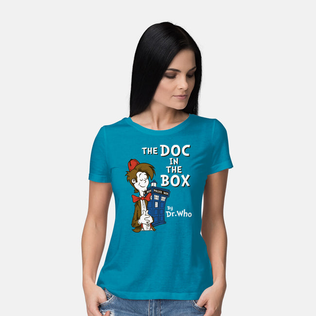 The Doc In The Box-womens basic tee-Nemons
