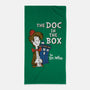 The Doc In The Box-none beach towel-Nemons