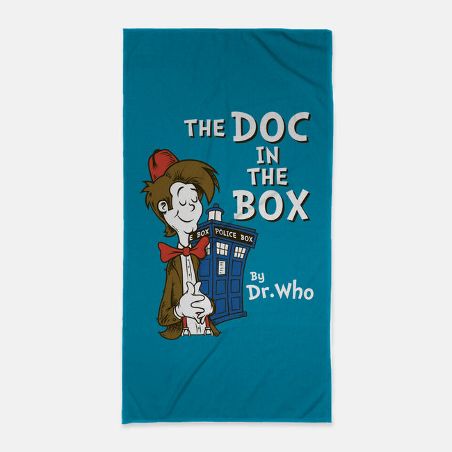 The Doc In The Box-none beach towel-Nemons