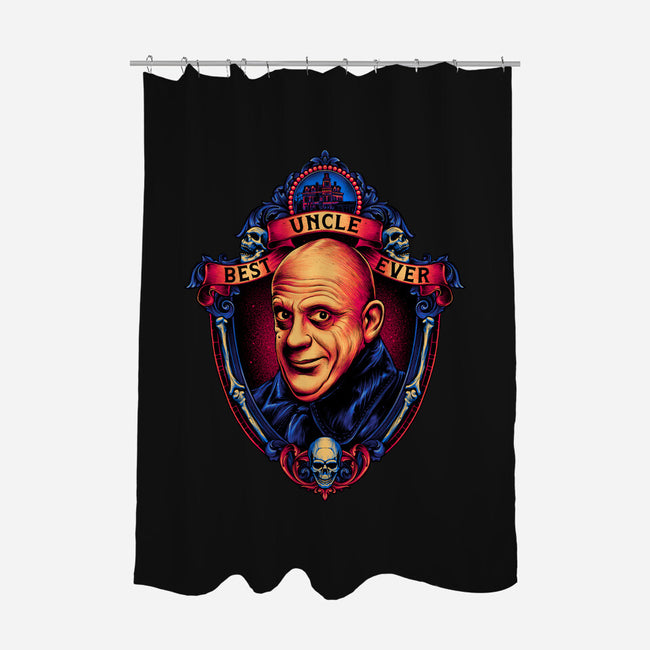 Best Uncle Ever-none polyester shower curtain-glitchygorilla