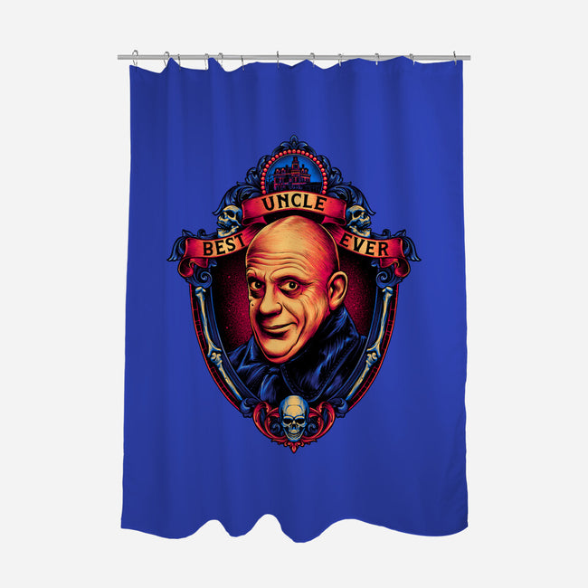 Best Uncle Ever-none polyester shower curtain-glitchygorilla