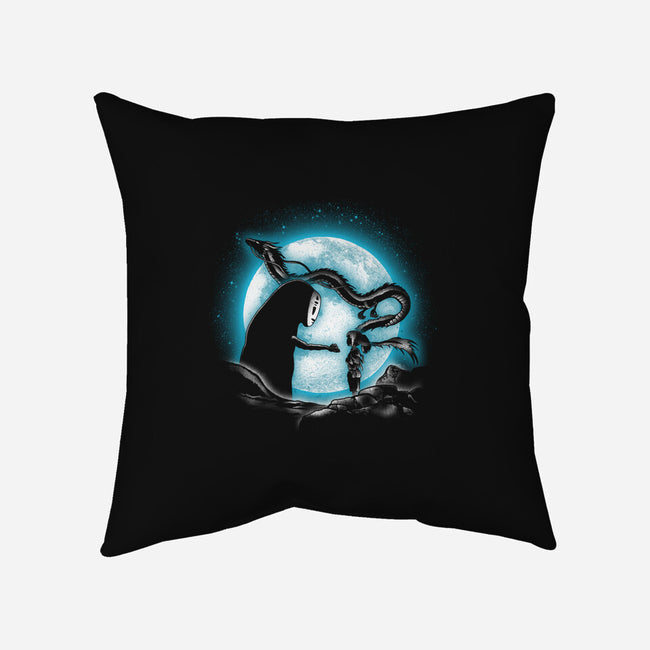 Moonlight Spirit-none removable cover w insert throw pillow-fanfreak1