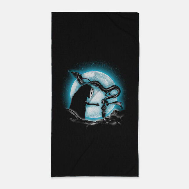 Moonlight Spirit-none beach towel-fanfreak1