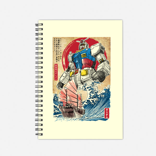RX-78-2 Gundam In Japan-none dot grid notebook-DrMonekers