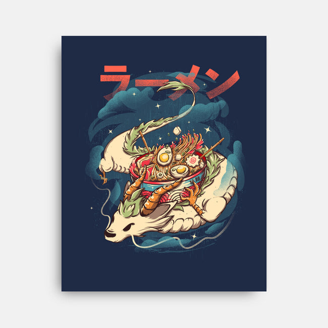 Ramen Delivery-none stretched canvas-IKILO