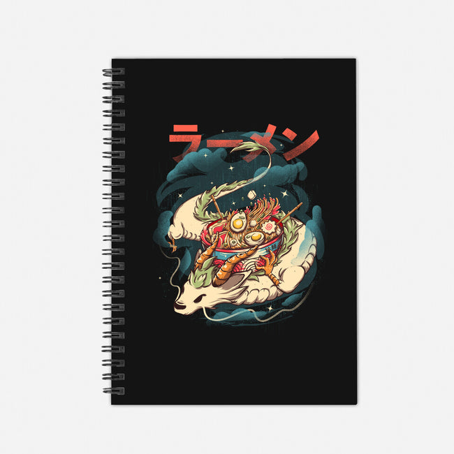 Ramen Delivery-none dot grid notebook-IKILO