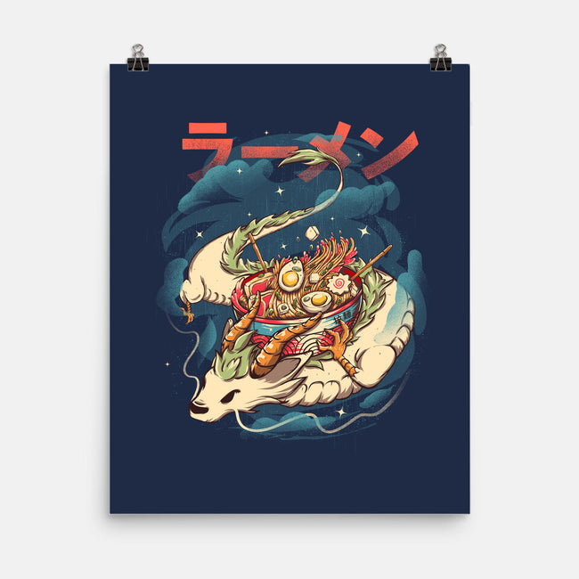 Ramen Delivery-none matte poster-IKILO