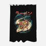 Ramen Delivery-none polyester shower curtain-IKILO