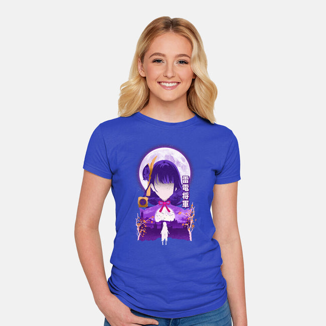 Shogun Raiden-womens fitted tee-hirolabs