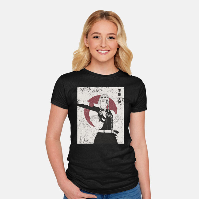 Tengen Hashiro-womens fitted tee-Kari Sl