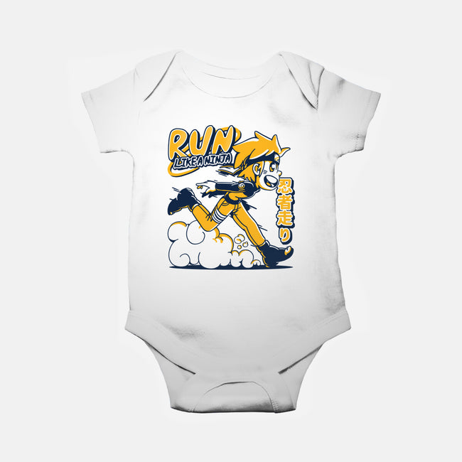 Ninja Run-baby basic onesie-estudiofitas