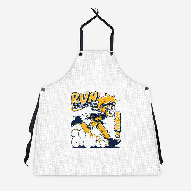 Ninja Run-unisex kitchen apron-estudiofitas
