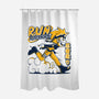 Ninja Run-none polyester shower curtain-estudiofitas