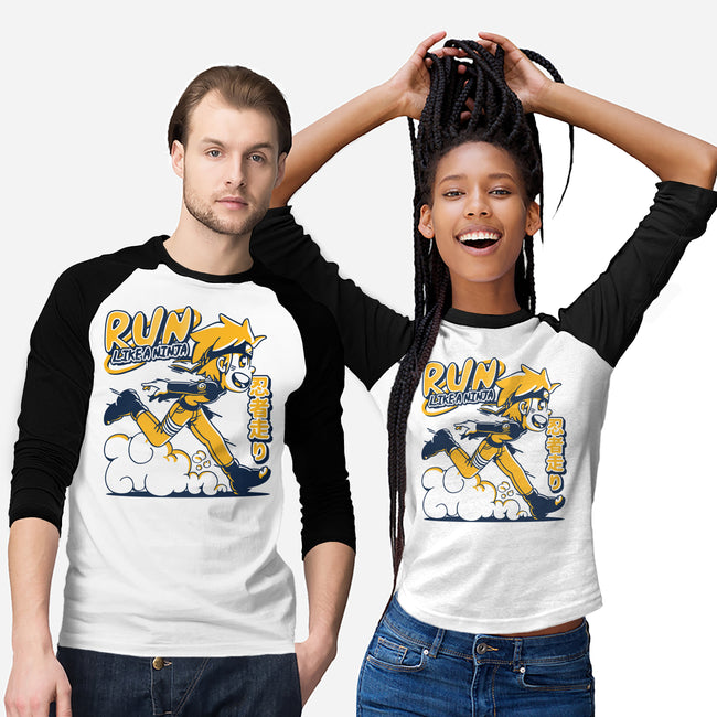 Ninja Run-unisex baseball tee-estudiofitas