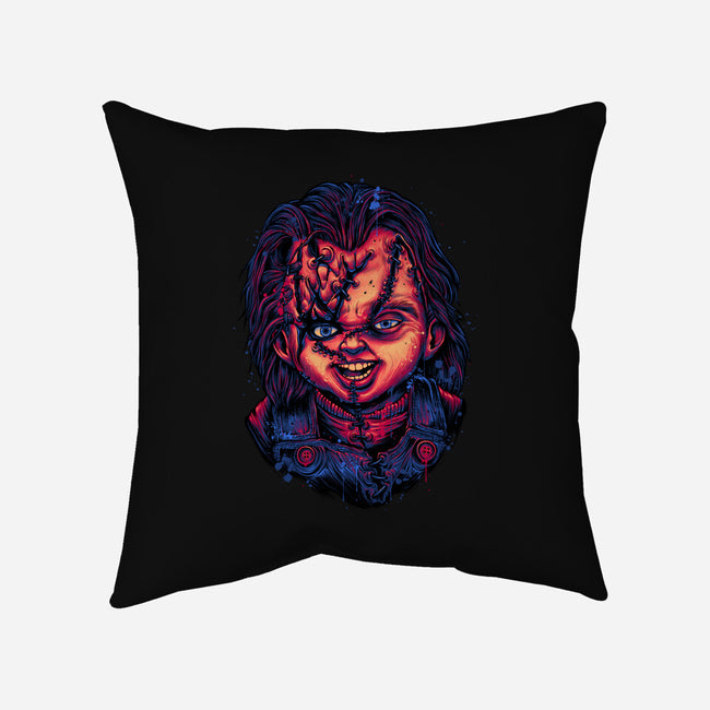 Good Guy Wants To Play-none removable cover w insert throw pillow-glitchygorilla