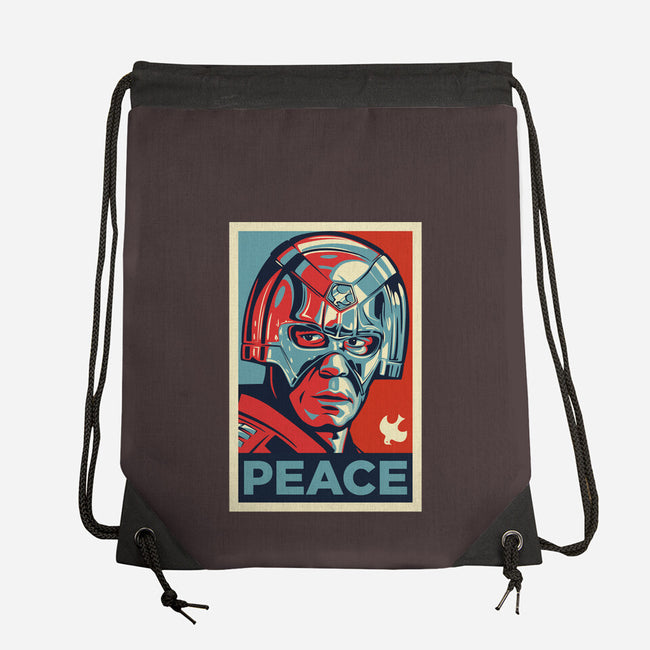 For Peace-none drawstring bag-Olipop